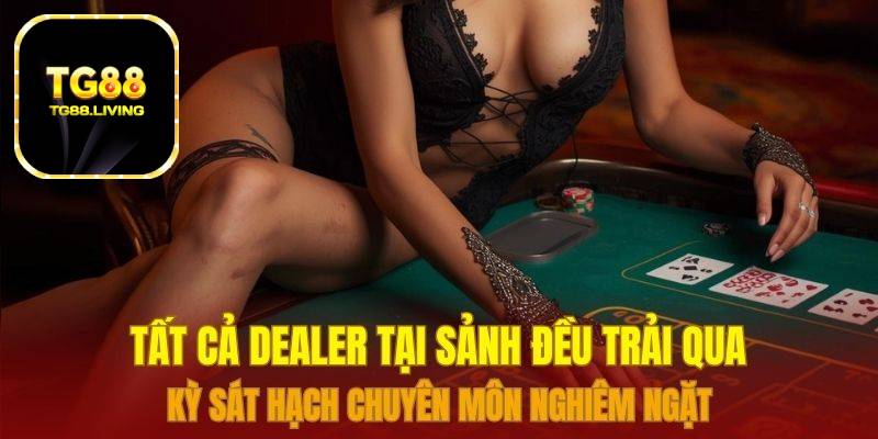 AE Sexy Casino TG88 3 Tất cả Dealer tại sảnh đều trải qua kỳ sát hạch chuyên môn nghiêm ngặt
